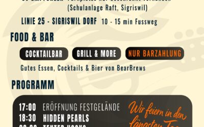 Jetzt Tickets sichern! Line-Up Grabenmühle Sommerfest!