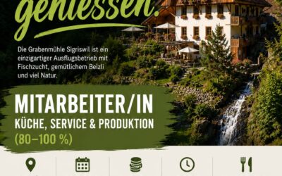 Wir suchen dich! Für unser Goldgräber-Beizli